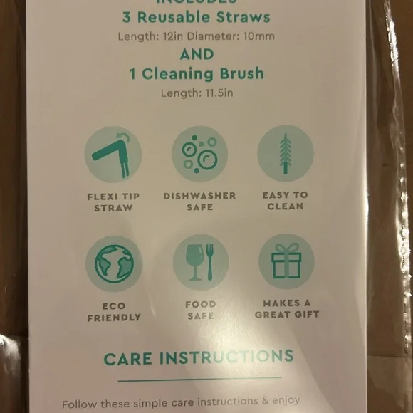 Swig Straw Set with Flexible Silicone Tips - Picture 3 of 5